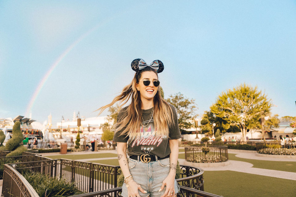 Aline Gotschalg e Fernando Medeiros na Disney Aline Gotschalg e Fernando Medeiros na Disney