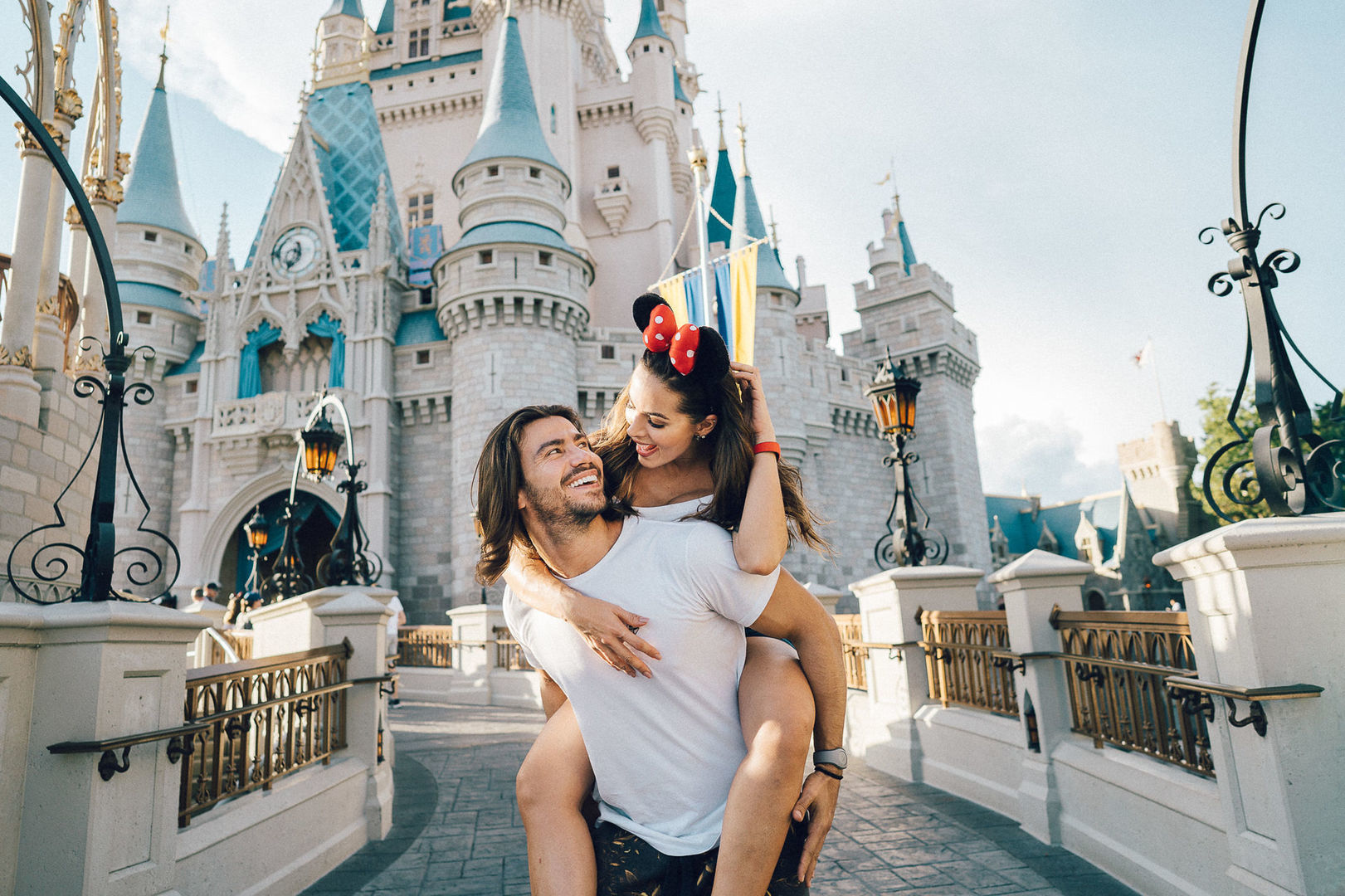 Mariano e Carla Prata de férias na Disney